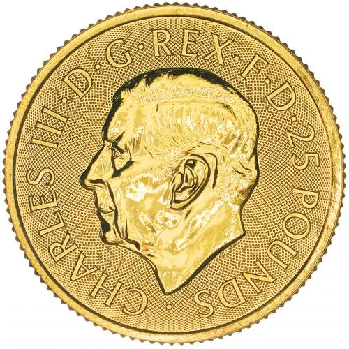 2025 Tudor Beasts 'Queen's Panther' 0.25 oz Gold Bullion Coin Obverse
