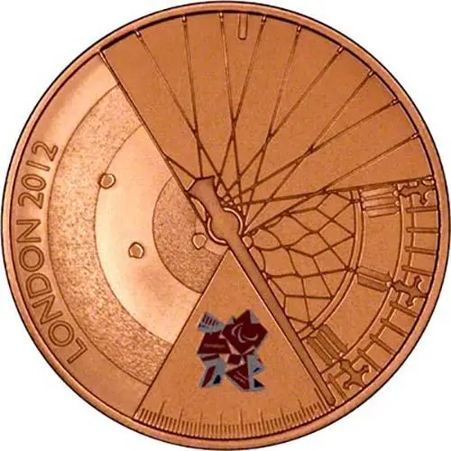 2012 UK Coin £5 / Crown Gold Proof Paralympic Games 25186