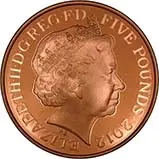2012 UK Coin £5 / Crown Gold Proof Paralympic Games 25185