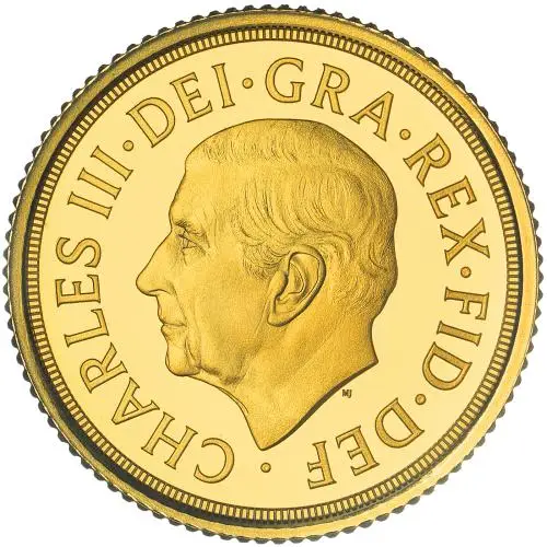 2027 Half Sovereign Gold Proof Coin obverse 1