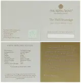 2027 Half Sovereign Gold Proof Coin certificate  1
