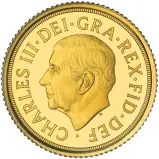 2027 Half Sovereign Gold Proof Coin obverse 1