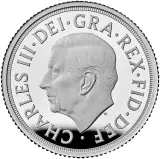 2027 Sovereign Silver Proof Coin Obverse