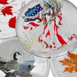 Our Choice Coloured / Gilded 1 oz Silver Coin - Minty  1