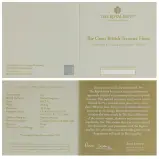 2026 'The Penny Drops' Great British Treasure Hunt £5 Gold Proof Coin certificate