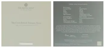 2026 'The Penny Drops' Great British Treasure Hunt £5 Silver Proof cert