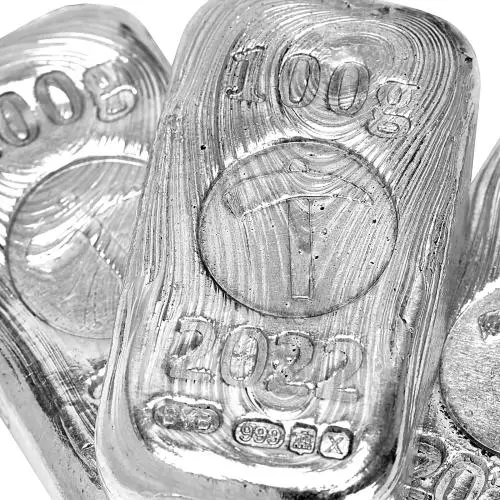 100g Silver Bar Backyard Bullion - Pre-Owned crop