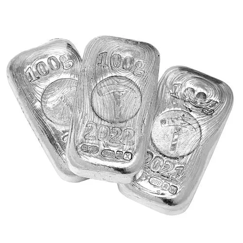 100g Silver Bar Backyard Bullion - Pre-Owned designs