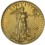 1995 0.25 oz Gold Coin Eagle Bullion obverse