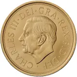 2027 Quintuple Sovereign Gold BU Coin Obverse