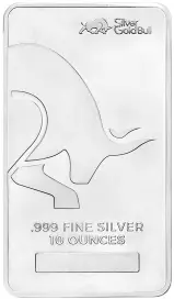 10 oz Silver Bar 'Silver Gold Bull' - Pre-Owned