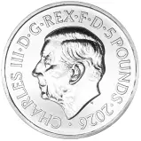 2026 'The Penny Drops' Great British Treasure Hunt £5 BU Base Metal Coin obverse