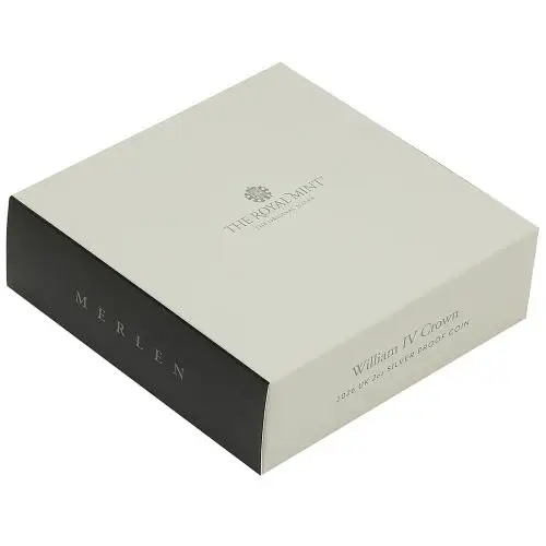 2026 Great Engravers William IV Crown 2 oz Silver Proof Coin box