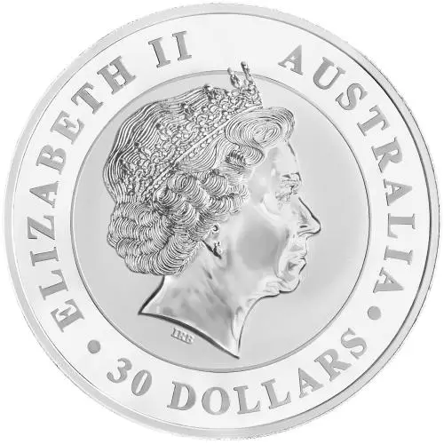 2016 1 kg Silver Kookaburra Coin Perth Mint obverse