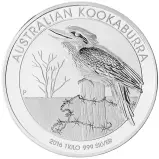 2016 1 kg Silver Kookaburra Coin Perth Mint