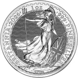 2026 Silver Britannia 1 oz Bullion Coin - Pre-owned