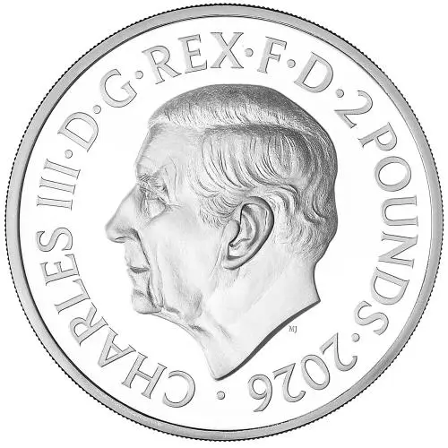 2026 Silver Britannia 1 oz Proof Coin obverse