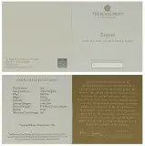2022 Winnie the Pooh & Friends Gold Proof  'Eeyore' 50p Coin certificate