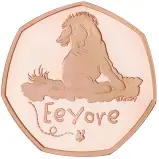 2022 Winnie the Pooh & Friends Gold Proof  'Eeyore' 50p Coin