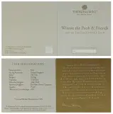 2021 Winnie the Pooh & Friends Gold Proof 50p Coin certificate