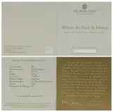 2022 Winnie the Pooh & Friends Gold Proof 50p Coin certificate
