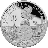 2026 Silver Britannia 2 oz Proof Coin reverse trm