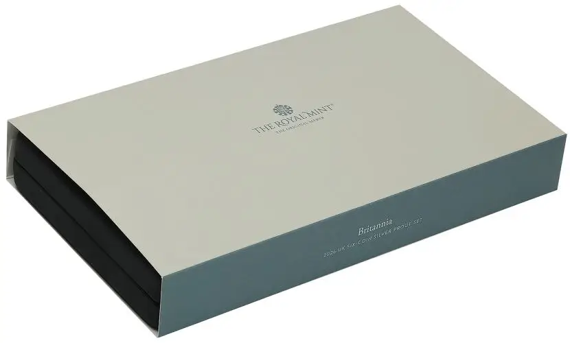 2026 Silver Britannia Proof 6-Coin Set box