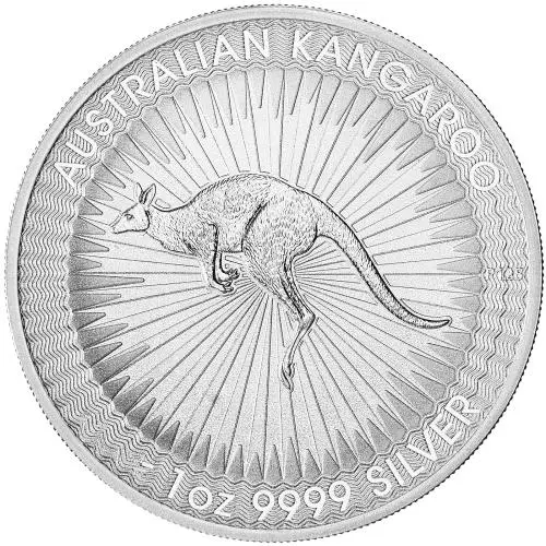 Silver Bullion 1 Ounce Kangaroo  Coin Single Pre-Owned Australia Perth Mint