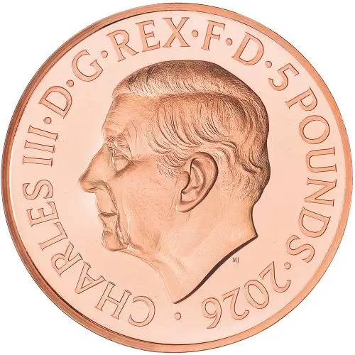2026 '100th Anniversary of the Birth of Queen Elizabeth II' Gold Proof £5 Coin obverse