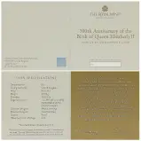 2026 '100th Anniversary of the Birth of Queen Elizabeth II' Gold Proof £5 Coin certificate