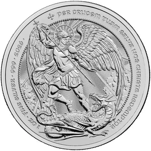 2026 'The Angel' 1 oz Silver Bullion Coin reverse trm