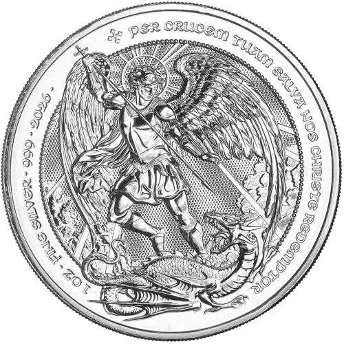 2026 'The Angel' 1 oz Silver Bullion Coin reverse