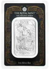 Norse Gods 'Thor' 1oz Silver Cast Bar Pre-Owned
