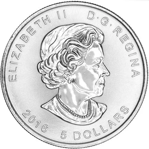 2016 Silver Bullion 1 Ounce Maple Superman Coin - Pre-Owned obverse