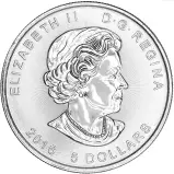 2016 Silver Bullion 1 Ounce Maple Superman Coin - Pre-Owned obverse