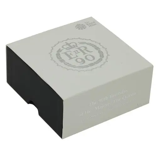 2016 Platinum Proof Elizabeth II The Queen's 90th Birthday Pound Sterling £5 / Crown  Coin Single with Cert United Kingdom The Royal Mint box
