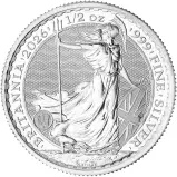 2026 Silver Britannia 0.5 Ounce Bullion Charles III £1 Coin - Pre-Owned