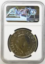 2026 Base Metal Minting Error "1 oz Silver" Britannia Coin  - NGC Graded obverse MS 67