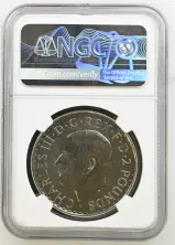 2026 Base Metal Minting Error "1 oz Silver" Britannia Coin  - NGC Graded obverse MS 68