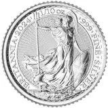 2024 Silver Britannia 0.25 oz Bullion Coin - Pre-Owned