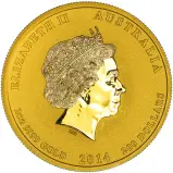 2014 'Year of the Horse' Perth Mint 2 oz Gold Bullion Coin - Pre-Owned obverse