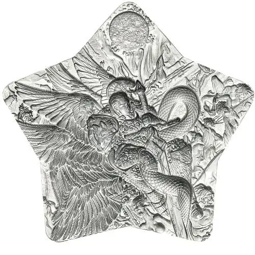1 Kilogram Silver 'Lucifer Morningstar' KOMSCO Stacker - Pre-Owned obverse