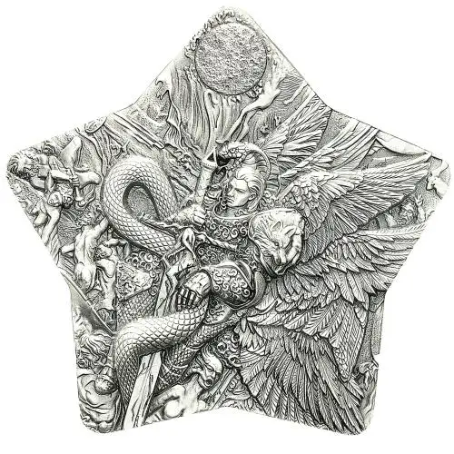 1 Kilogram Silver 'Lucifer Morningstar' KOMSCO Stacker - Pre-Owned reverse