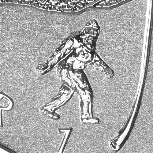2016 Silver Bullion 1 Ounce Maple Big Foot Privy  Coin Single Pre-Owned Canada Royal Canadian Mint 