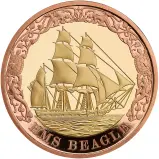2026 HMS Beagle 'The Voyage of the Beagle' £2 Gold Proof Coin