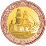 2026 HMS Beagle 'The Voyage of the Beagle' £2 Gold Proof Coin