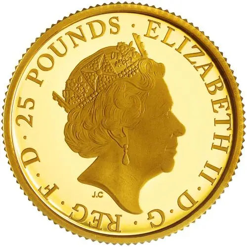 2021 The Gold Standard 0.25 oz Gold Proof Coin obverse