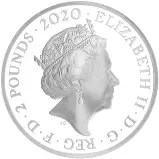 2020 Music Legends 'Queen' 5 oz Silver Proof Coin - Pre-Owned obverse