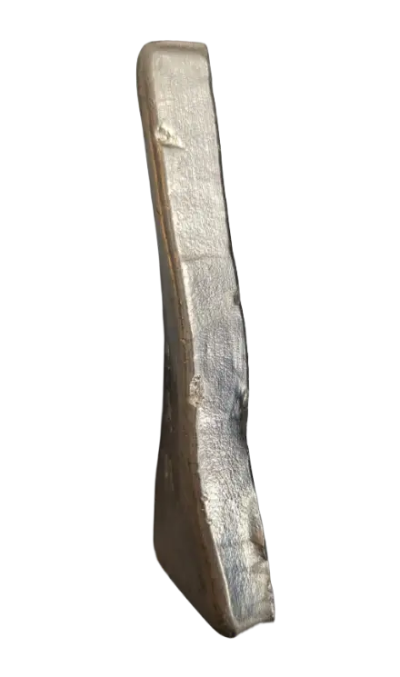 Albion 1 kg Silver Bar Warped - Right Side Profile