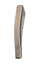 Albion 1 kg Silver Bar Warped - Left Side Profile